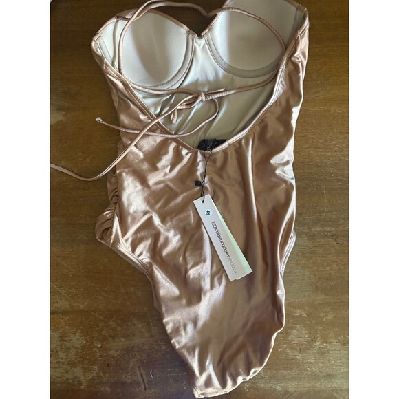 Aqua Slimming One Piece Swimsuit Bathing Suit Swim - small - Picture 2 of 3